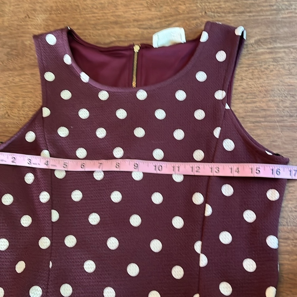 Crescent Cielia Textured Knit Dress Stitch Fix NWT Burgundy Size L - Picture 12 of 13